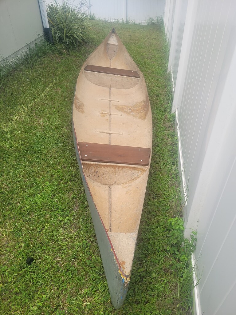 Identify my 16ft Fiberglass Canoe Advice