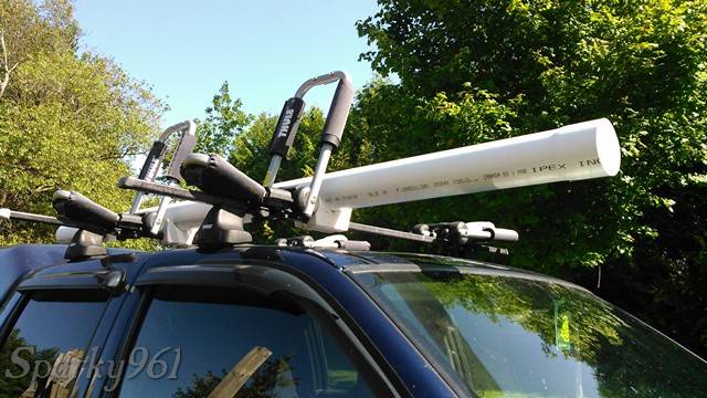 Roof Rack Greenland Paddle Holder - Advice - Paddling.com